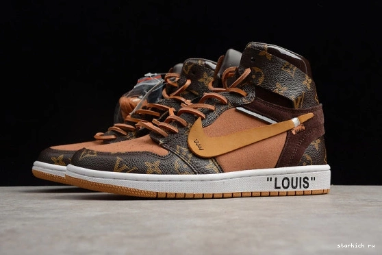 1 O-W AQ0818-158 CASE) AQ0818-158 -LouiV AIR (WITH JORDAN 0228